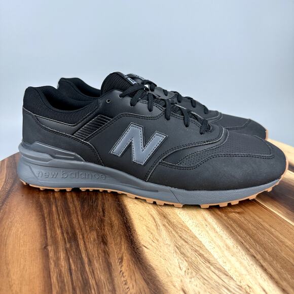 New Balance 997G Sneakers Men\'s 15 D Black Waterproof Spikeless Golf Shoes main image 7